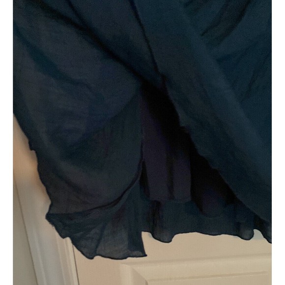 Indigo Soul NWT Bell Sleeve Dress Rich Navy Lace Detail Tunic Medium Lin… - Picture 7 of 8